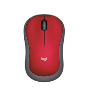 MOUSE M185 Logitech Inalámbrico Rojo