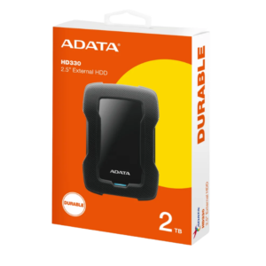 ADATA EXTERNO 2 TERAS AHD330-2TU31-CBK Antigolpes Negro 2.5