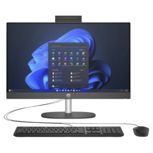 AIO HP ProOne 240 23.8 inch G10, Intel Core Ultra 7 155U, SSD 512GB, DDR5 8GB, NO DVD, Pantalla 23.8" FHD LED, FreeDOS, Negro