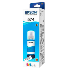 BOTELLA DE TINTA EPSON T574 CYAN 7.500 Pag. L8050/L18050 70ML
