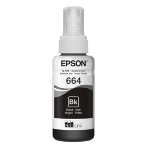 BOTELLA DE TINTA EPSON T664 NEGRO 4.500 Pag. L120/L220/L310/L355/L375/L396/L475/L495/L555/L575/L655/L1300 70ML