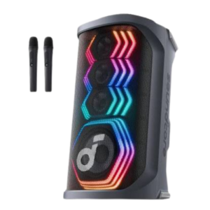 Parlante Bluetooth Anker Soundcore Rave 3, Potencia de sonido de 200W, Karaoke con Inteligencia Artificial, Incluye 2 Microfonos