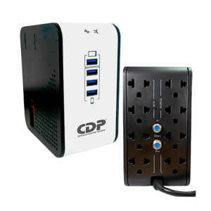 REGULADOR CDP 1000VA/500W R2CU-AVR1008, 8 Salidas, Puerto USB