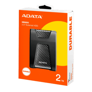 ADATA EXTERNO 2 TERAS AHD650-2TU31-CBK Antigolpes Negro 2.5