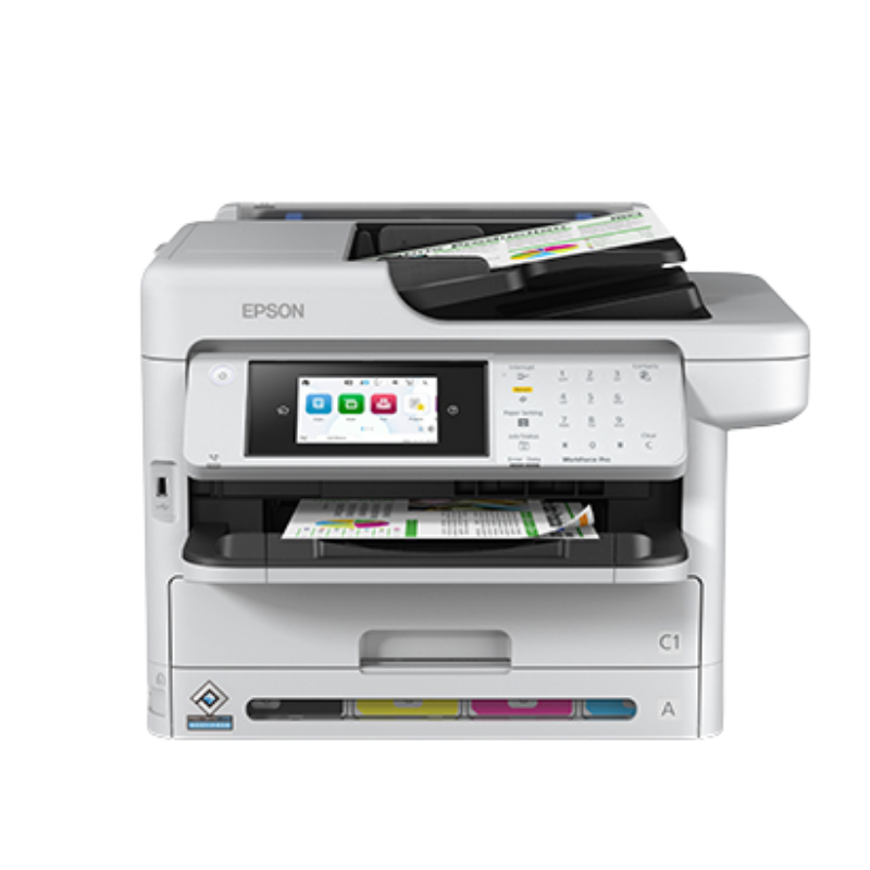 EPSON WorkForce Pro WF-C5891 Multifuncional Color, WiFi, Red, Duplex, Sistema Bolsas de Tinta