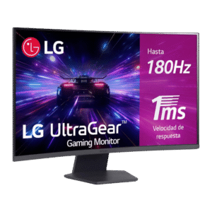 LG MONITOR 32" Curvo Gamer UltraGear 32GS60QC-B QHD 180Hz HDMI/DisplayPort