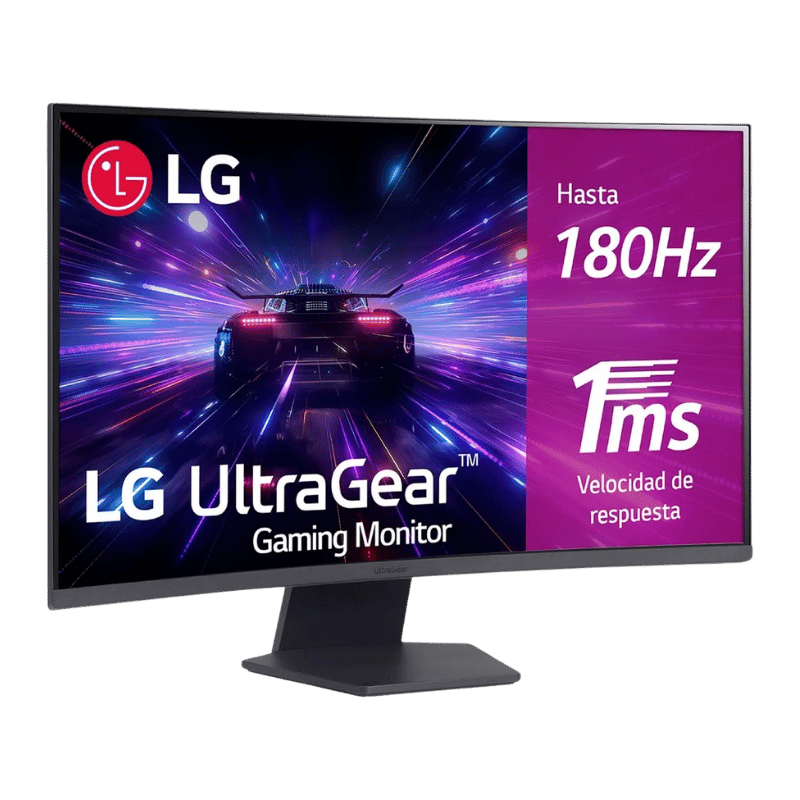 LG MONITOR 32" Curvo Gamer UltraGear 32GS60QC-B QHD 180Hz HDMI/DisplayPort