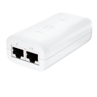 Inyector PoE U-POE-AT Ubiquiti de 48VDC, 0.32A, 30W puerto Gigabit Proteccion contra sobretensiones