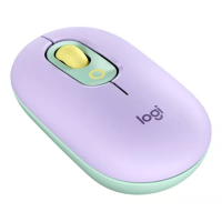 MOUSE INALAMBRICO POP CON EMOJI - LILA