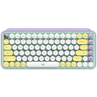 TECLADO INALAMBRICO POP GRIS AMARILLO